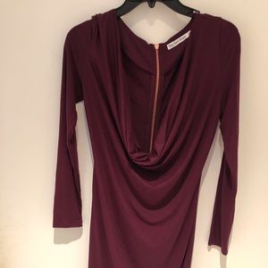 Toby Heart Ginger Purple Long Sleeve Dress